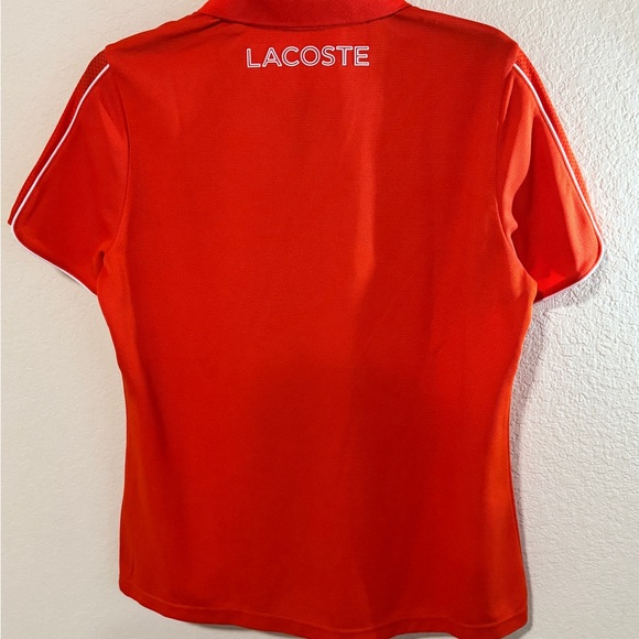 Lacoste Women’s Orange Polo Shirt- NWOT - Picture 6 of 6